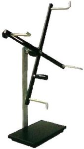 Manual skein winder support