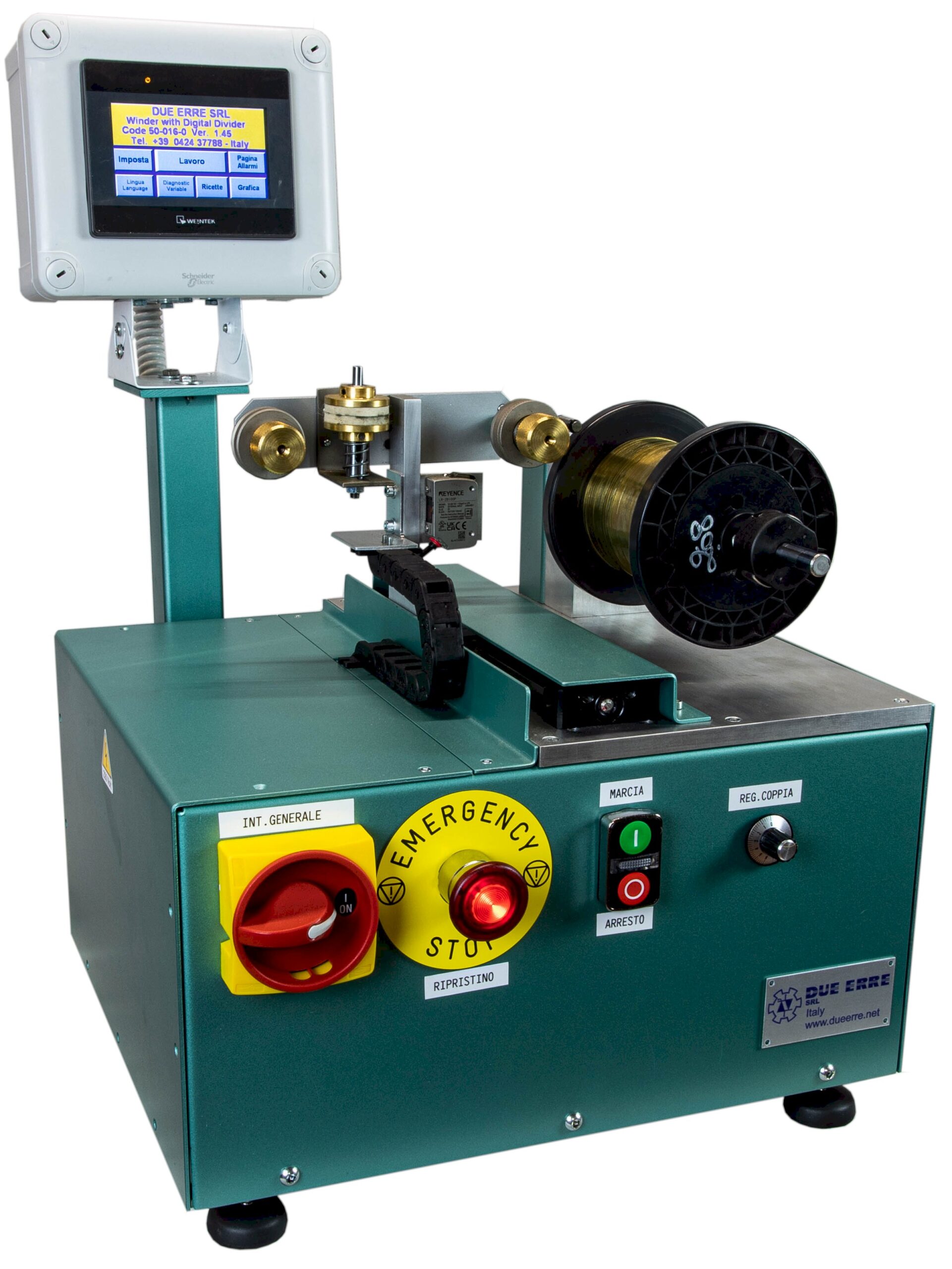 Digital winder for wire